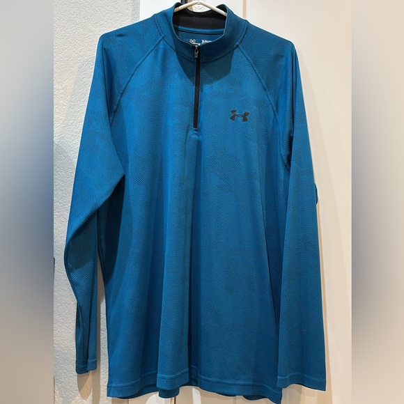 Under Armour Teal Long Sleeve Pullover - Picture 1 of 1